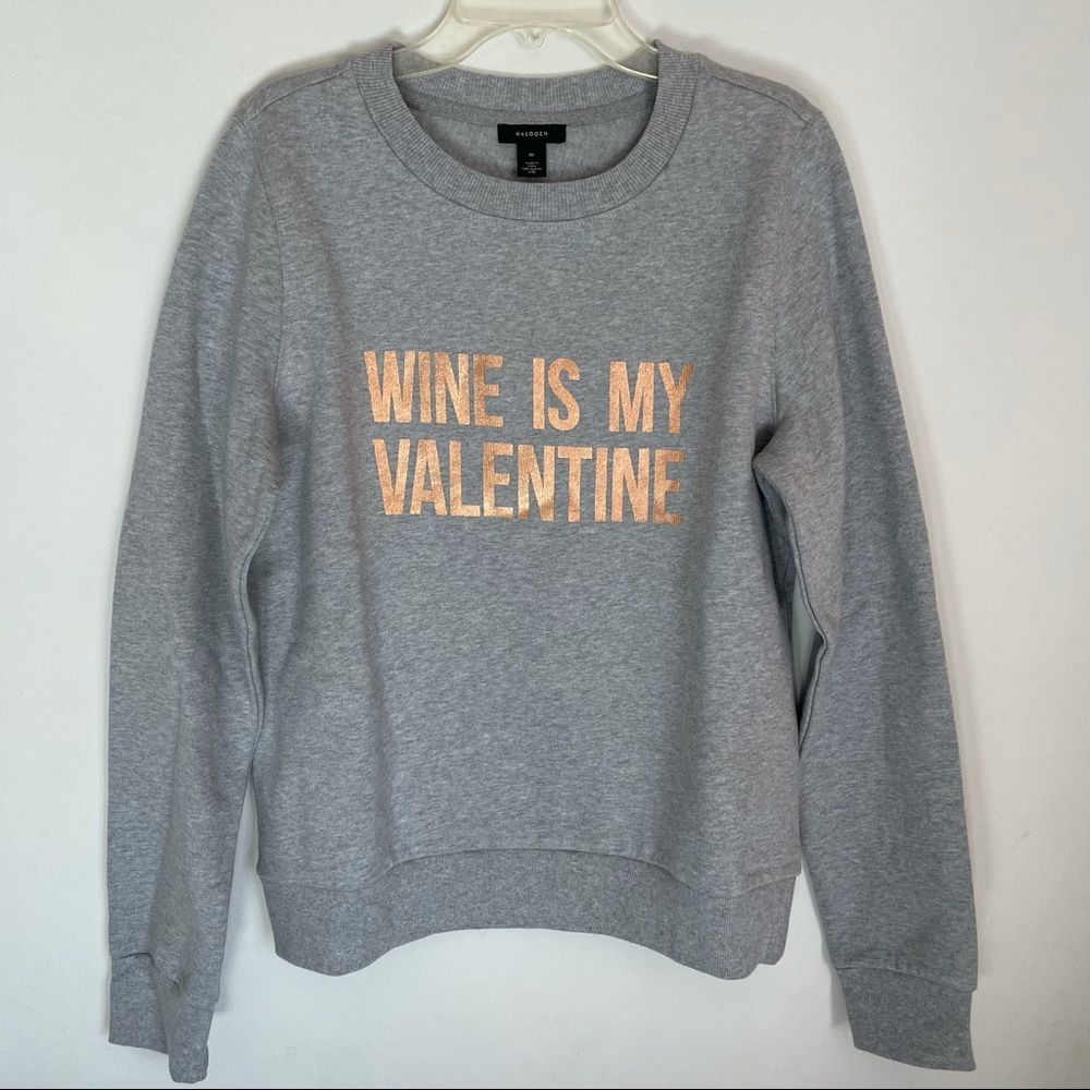 Women’s Halogen Grey Crewneck Sweatshirt
